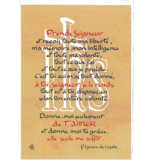 Carte Prière - SP910 - Prends Seigneur...