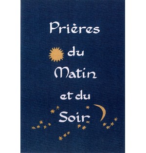 Carte Prière - PE25 Prières du matin et du soir