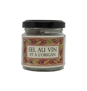 Sel au vin et à l'Origan bio