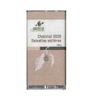 Tablette de chocolat Noir et Noisettes Entières