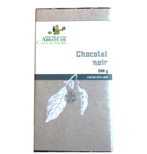 Tablette de chocolat noir 55 %