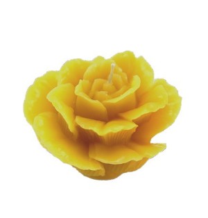 Bougie rose à l'ancienne