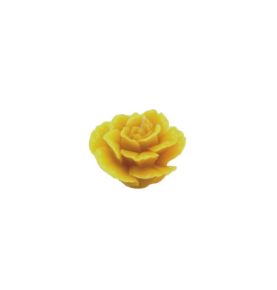 Bougie rose à l'ancienne