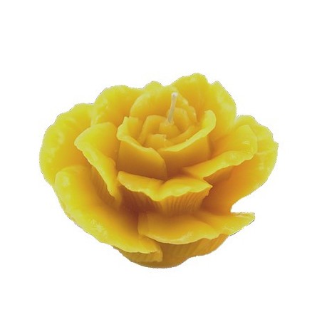 Bougie rose à l'ancienne