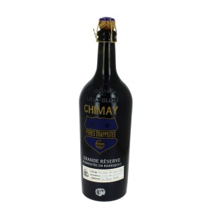 Grande Réserve Chimay Bleu Fermentée en Barriques chêne français, chêne américain, armagnac - 75 cl