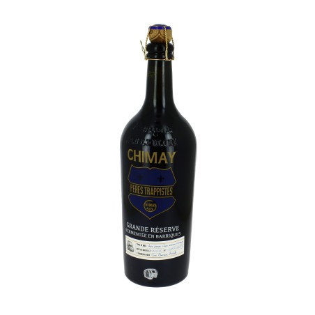 Grande Réserve Chimay Bleu Fermentée en Barriques chêne français, chêne américain, armagnac - 75 cl