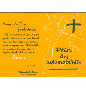 Carte Prière - PE02 Prière des Automobilistes