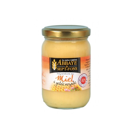 ABBAYE DE SEPT-FONS - Miel à la gelée royale 4%