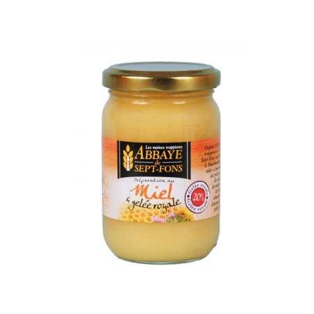 ABBAYE DE SEPT-FONS - Miel à la gelée royale 4%