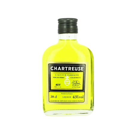 Chartreuse Jaune en Flasque 43% vol - 20cl