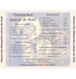 Dimanche autour de Noël - Choeur de l'Abbaye de Triors