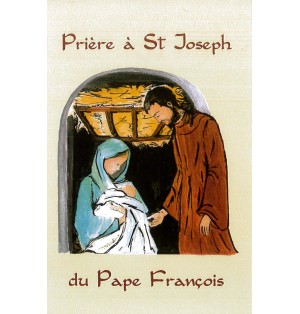 Carte Prière - PE61 Prière à Saint Joseph du Pape François