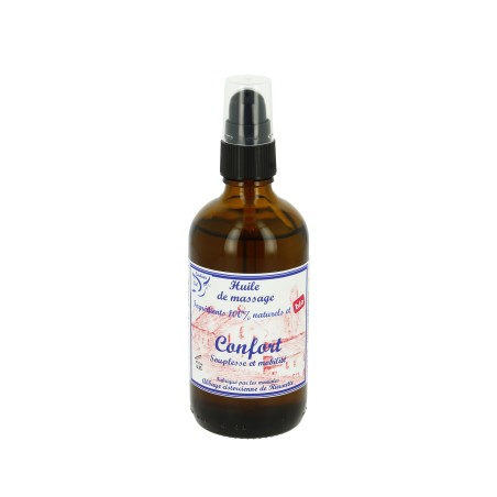 Huile de massage bio Confort
