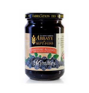 Confiture allégée de myrtilles sauvages