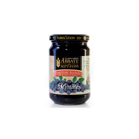 Confiture allégée de myrtilles sauvages
