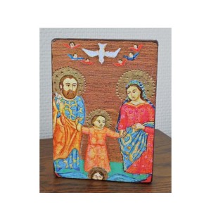 Icône La Sainte Famille - Dim 105x150mm - (CM-IC02)
