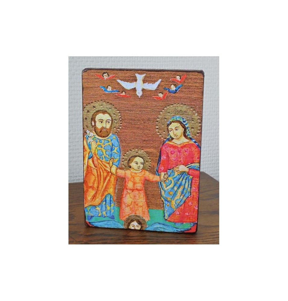 Icône La Sainte Famille - Dim 105x150mm - (CM-IC02)
