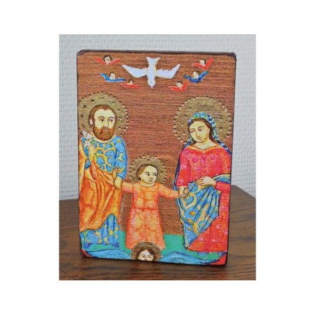 Icône La Sainte Famille - Dim 105x150mm - (CM-IC02)