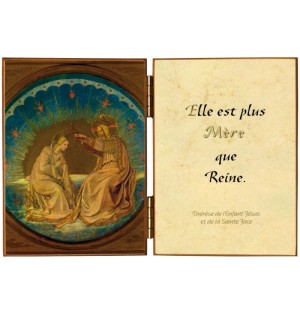 Diptyque du couronnement de la Vierge - (FL-CHD87A)