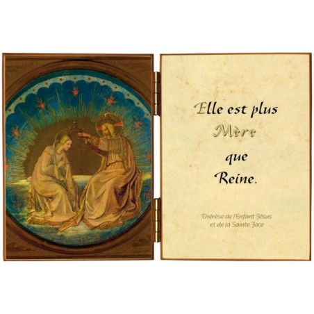 Diptyque du couronnement de la Vierge - (FL-CHD87A)