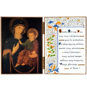 Diptyque religieux de la Vierge de la Consolata - (FL-CHD76A)