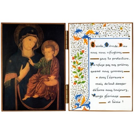 Diptyque religieux de la Vierge de la Consolata - (FL-CHD76A)