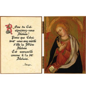 Diptyque religieux de La Vierge de l'Annonciation de Tadeo Di Bartoldo - (FL-D9C)