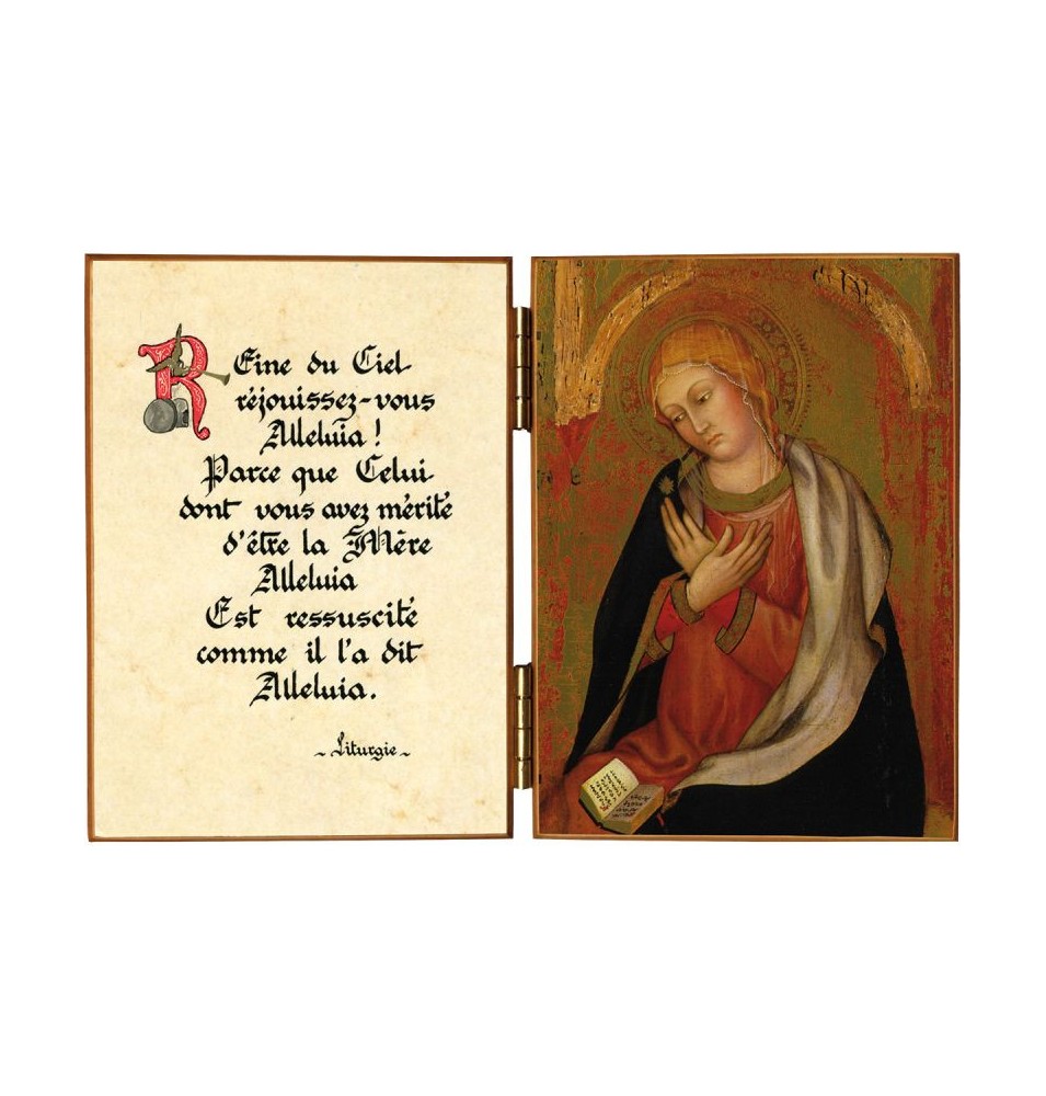 Diptyque religieux de La Vierge de l'Annonciation de Tadeo Di Bartoldo - (FL-D9C)