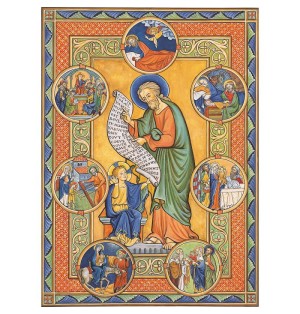 Icône des 7 Douleurs et Allégresses de saint Joseph - (FL-G4050)
