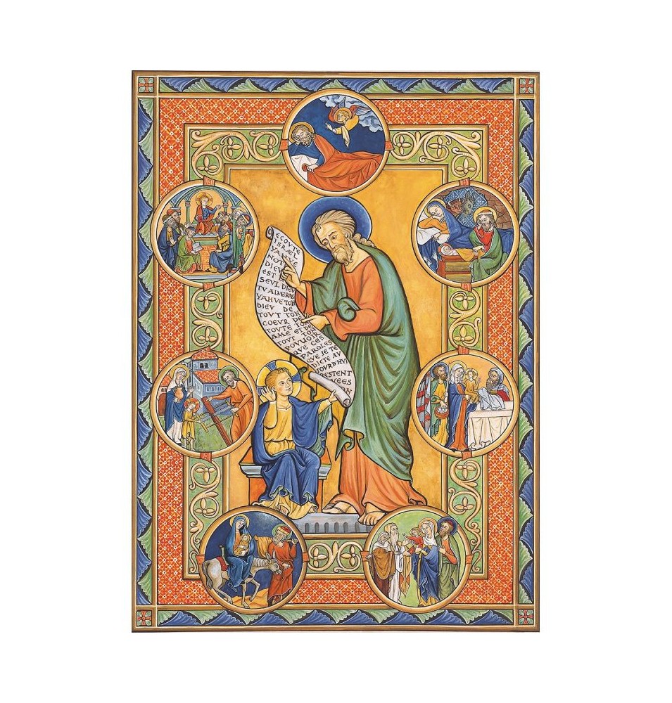 Icône des 7 Douleurs et Allégresses de saint Joseph - (FL-G4050)