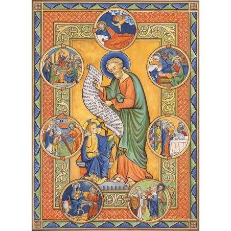 Icône des 7 Douleurs et Allégresses de saint Joseph - (FL-G4050)