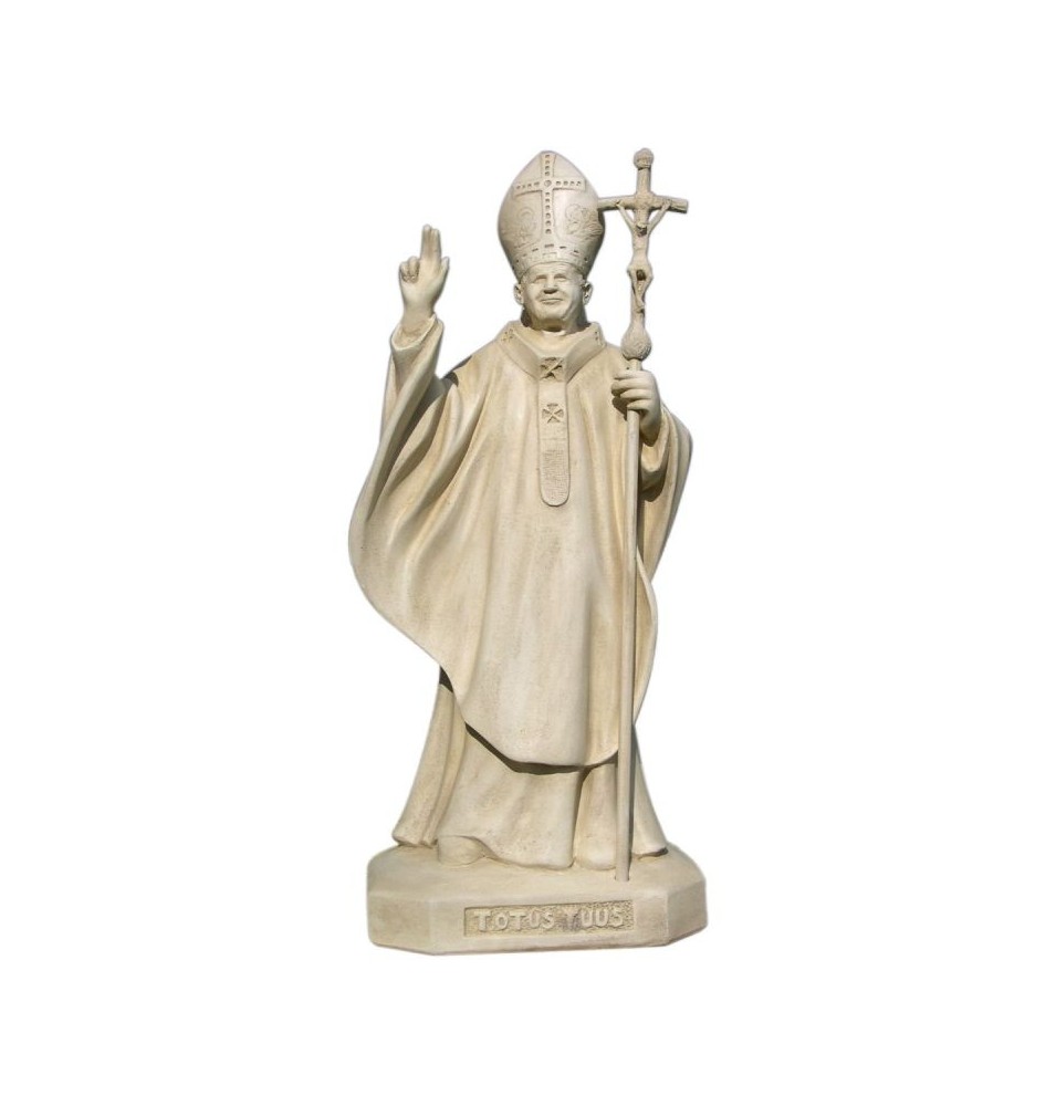 Statue de Jean-Paul II, pasteur - (FL-jpii85)