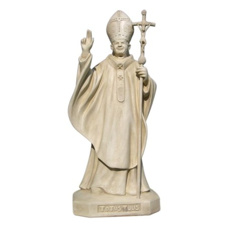 Statue de Jean-Paul II, pasteur - (FL-jpii85)