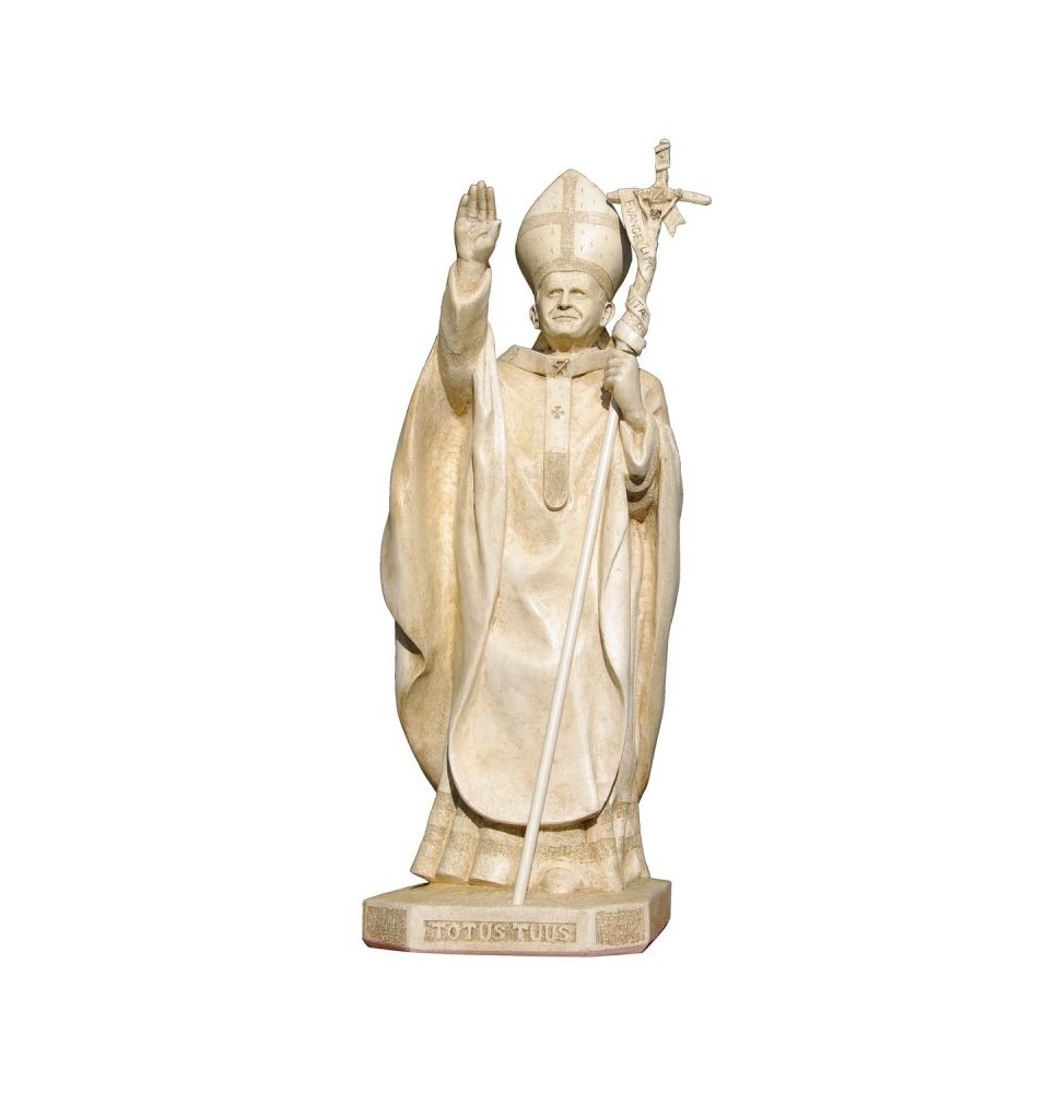 Statue religieuse de saint Jean-Paul II - (FL-jpii130pat)