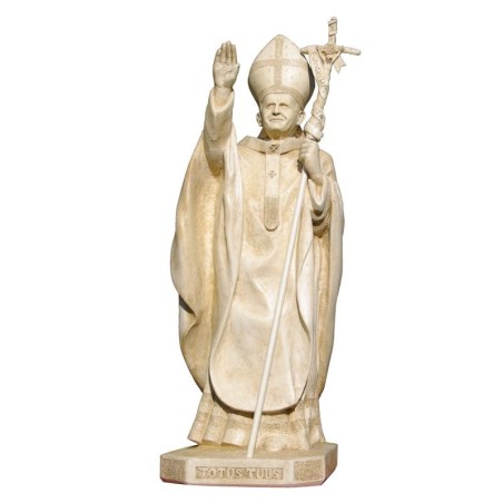 Statue religieuse de saint Jean-Paul II - (FL-jpii130pat)