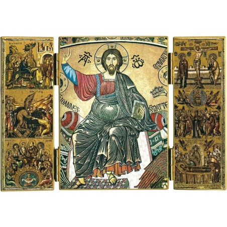 Triptyque du Christ en majesté - (FL-TRT52)