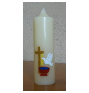Cierge Baptême - (JE-C414)