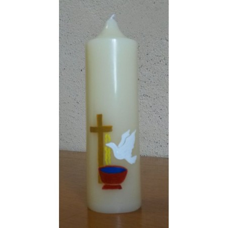 Cierge Baptême - (JE-C414)