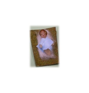 Enfant Jésus en cire 3x3 cm - (NE enf. 3)
