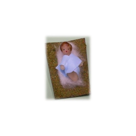 Enfant Jésus en cire 3x3 cm - (NE enf. 3)