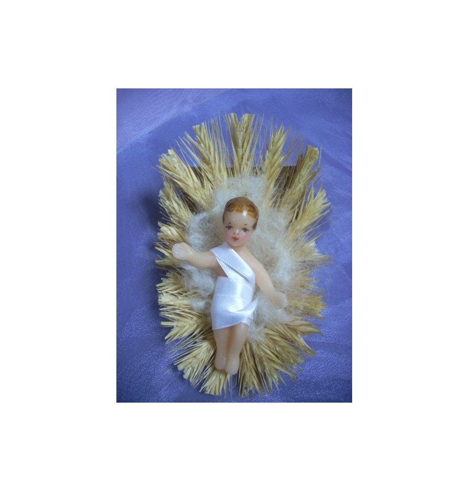 Enfant Jésus en cire 7 cm - (NE enf. 4)
