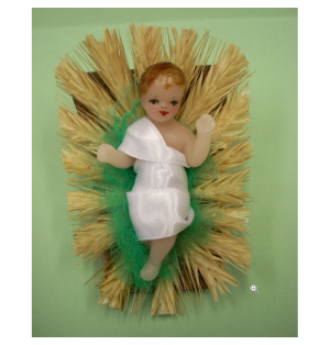 Enfant Jésus en cire de 6 cm - (NE enf. 5)