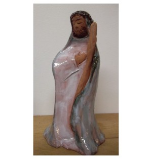 Saint Joseph en Terre Cuite Émaillée - (SC-SJém)