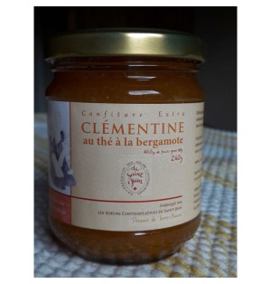Confiture de clémentine au thé à la bergamote, 240g - (JE-1321)