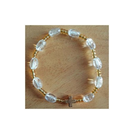 Bracelet dizainier J'aime Jésus - (CM-BD07)