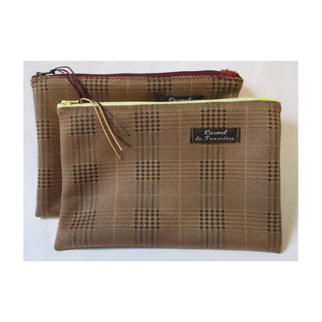 Pochette Prince de Galles - Grenat - (CF OPG Gr)