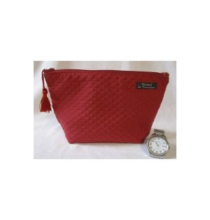 Trousse doublée rouge - (CF OTJA R25)