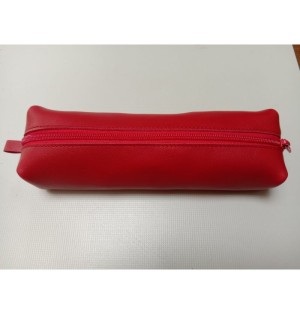 Grande trousse en cuir rouge - (JE-TRG05)