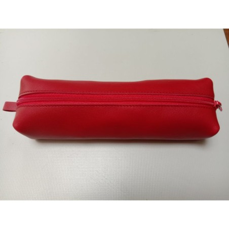 Grande trousse en cuir rouge - (JE-TRG05)