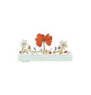 Carte Fleurs Naturelles Séchées, une Invitation à la Louange - (SC-CF)